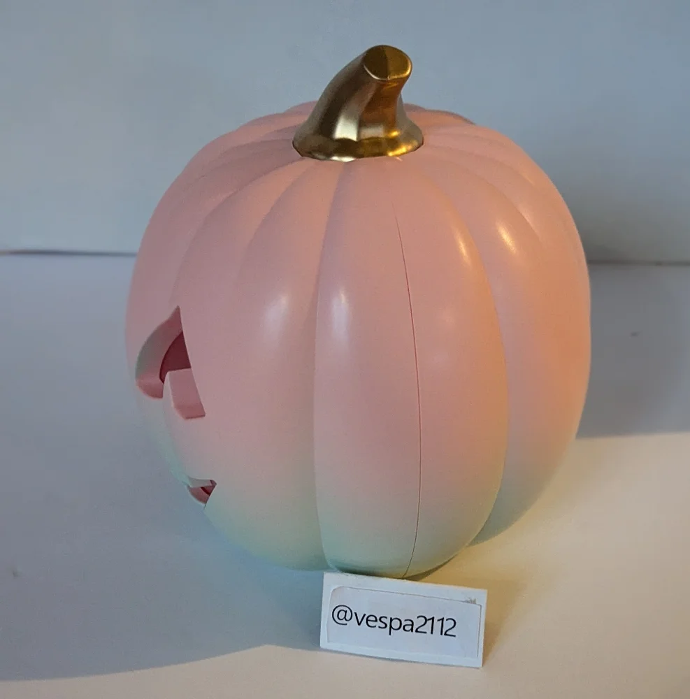 Target Bullseye Playground Summerween Pumpkin Pink LED Color Changing Light 2024